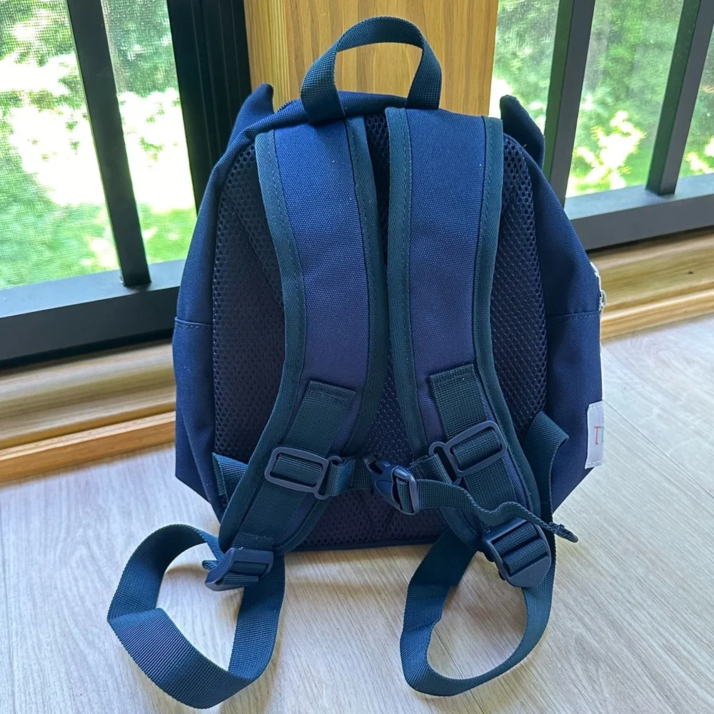 Preschool Fieldtrip Zoo Outing Travel Airplane Blue Monster Backpack ~ OS Unisex
